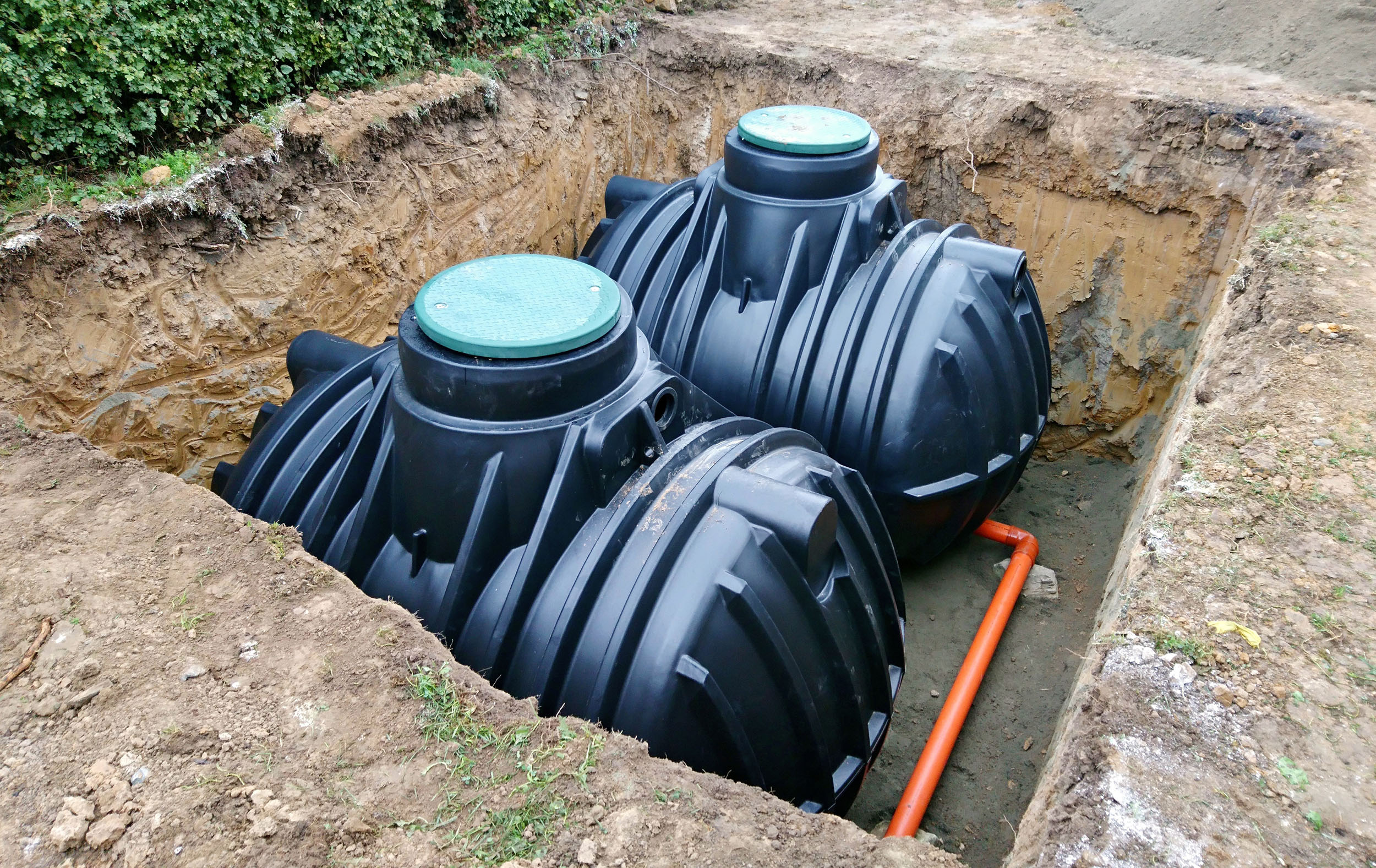 septic installation underground