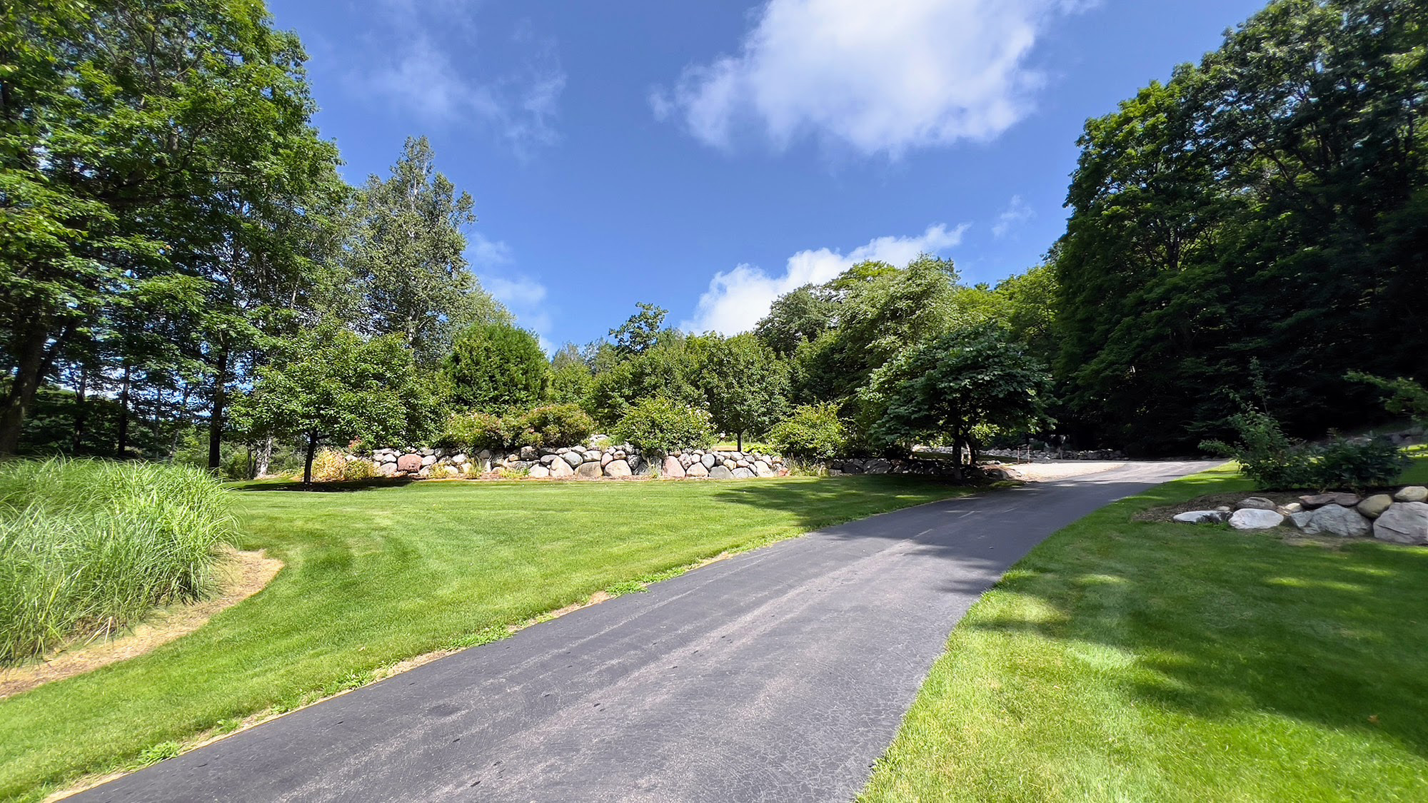 driveway installation in Northern Michigan by Peninsula Excavating