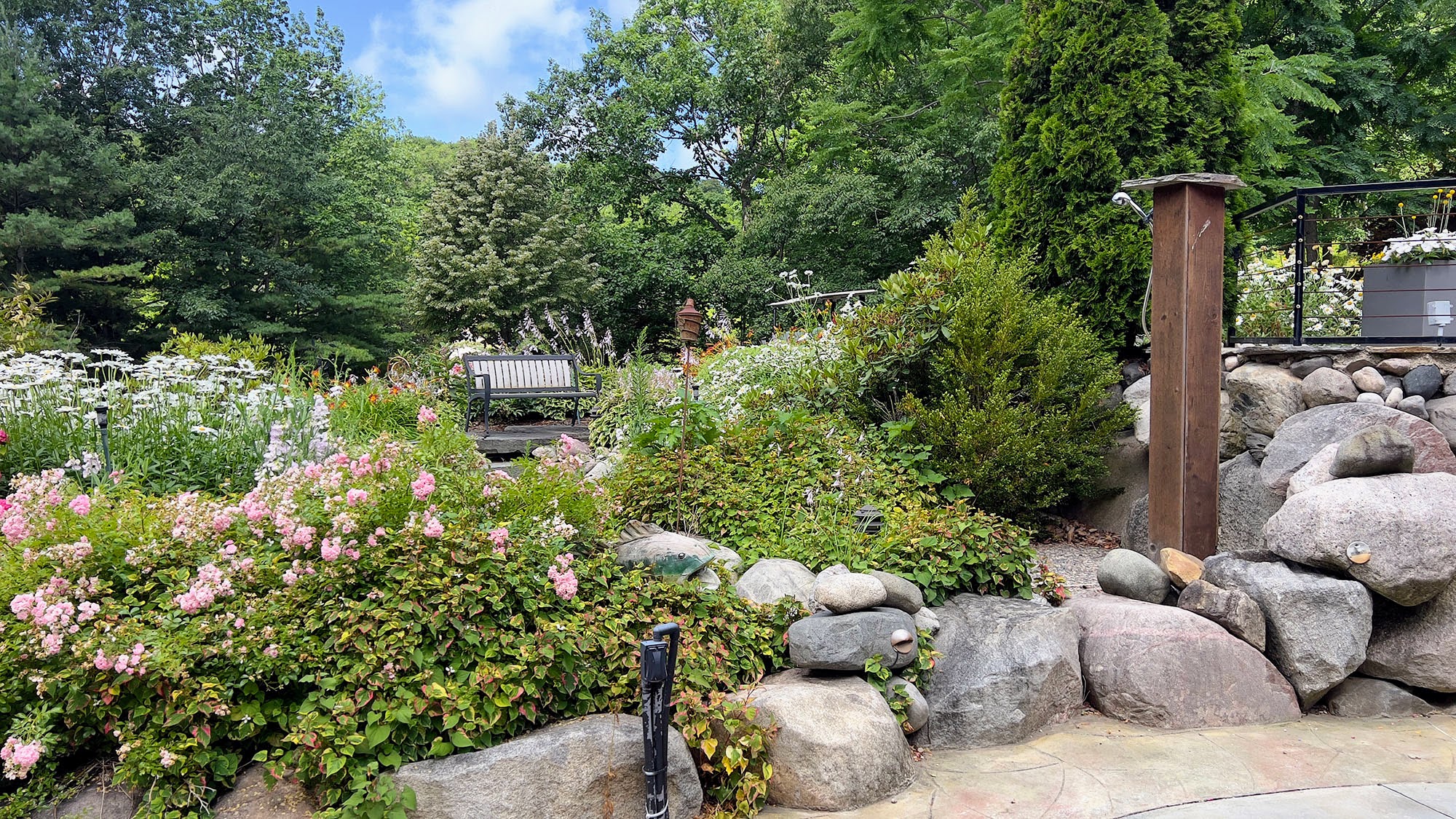 residential and commercial landscaping in Northern Michigan by Peninsula Excavating