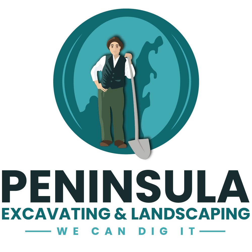 Peninsula Excavating and Landscaping Logo