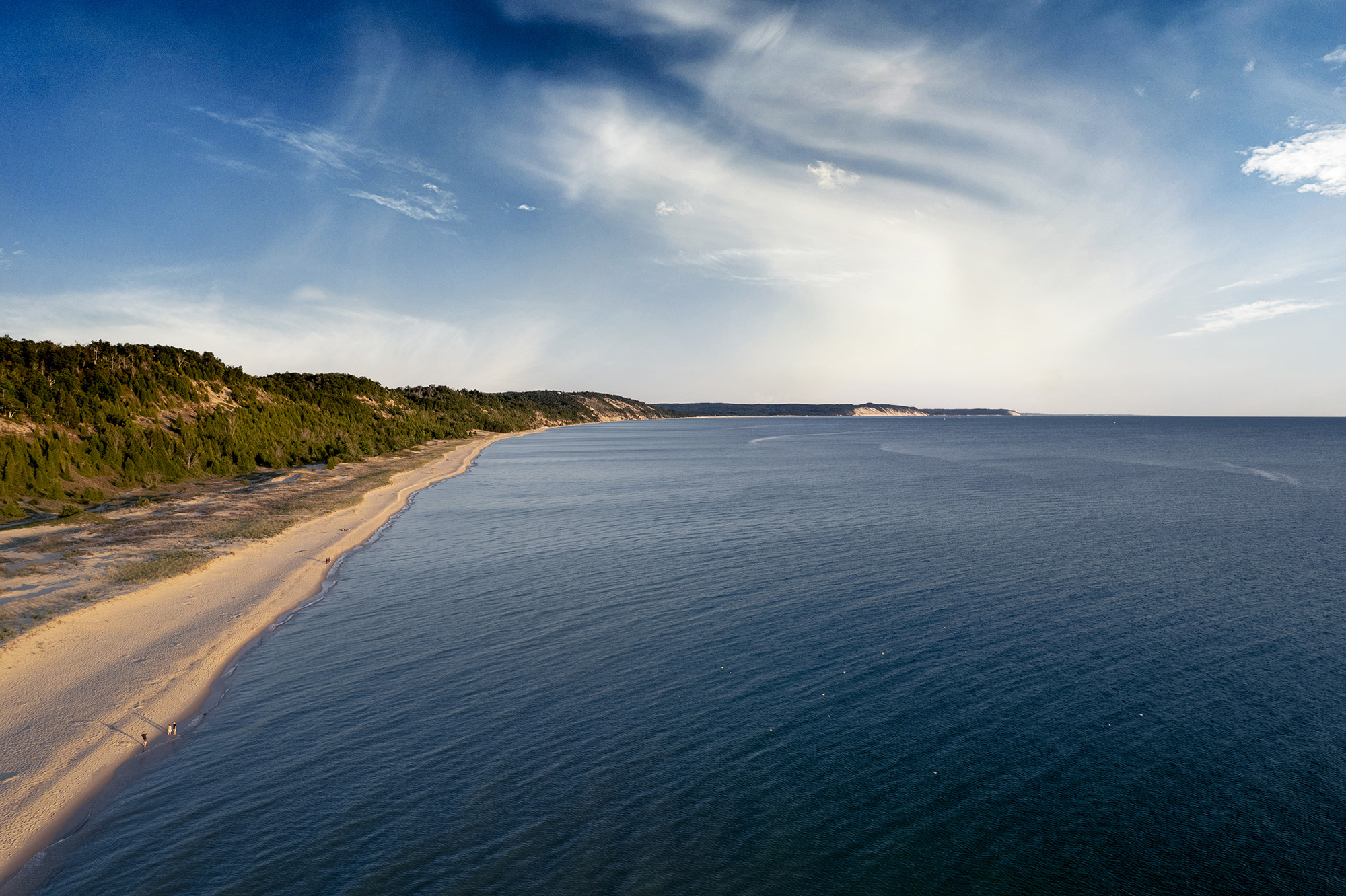 shoreline restoration in Northern Michigan by Peninsula Excavating